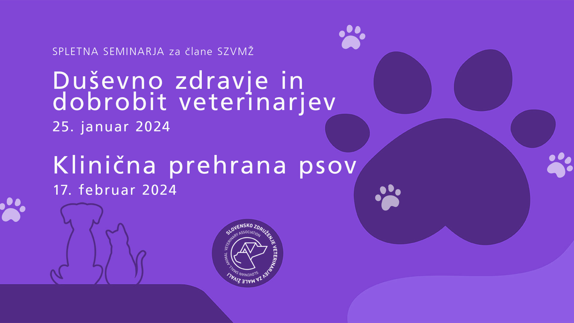 Brezplačna spletna seminarja za člane SZVMŽ