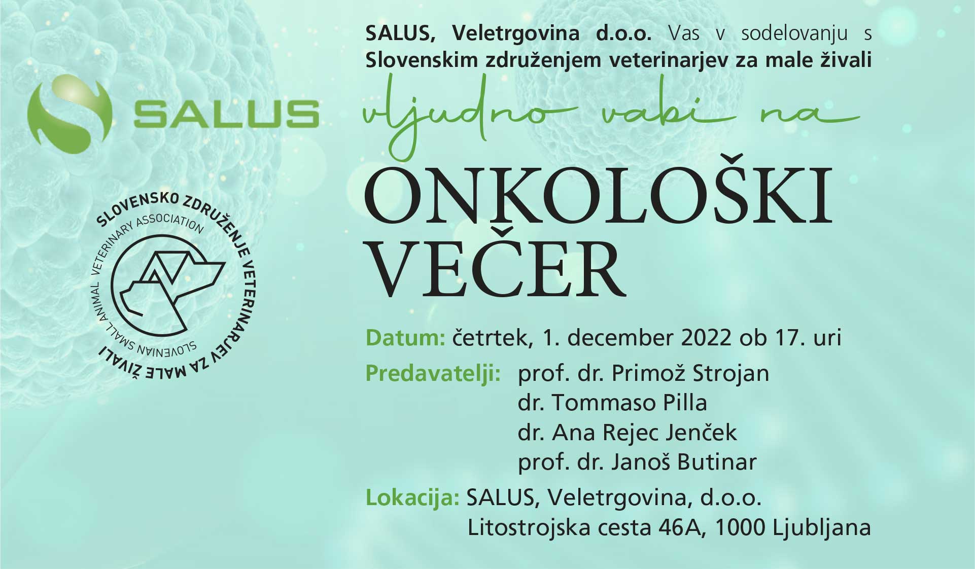 Vabljeni na Onkološki večer