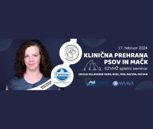 Klinična prehrana psov in mačk, 2024